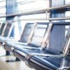 Airport Seats in Terminal Waiting Area