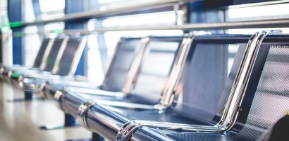 Airport Seats in Terminal Waiting Area
