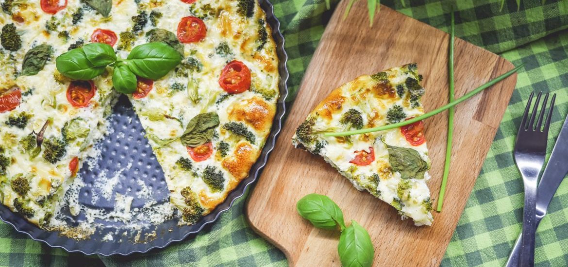 Broccoli Pie with Basil
