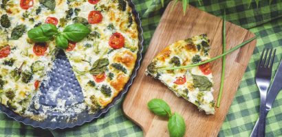 Broccoli Pie with Basil