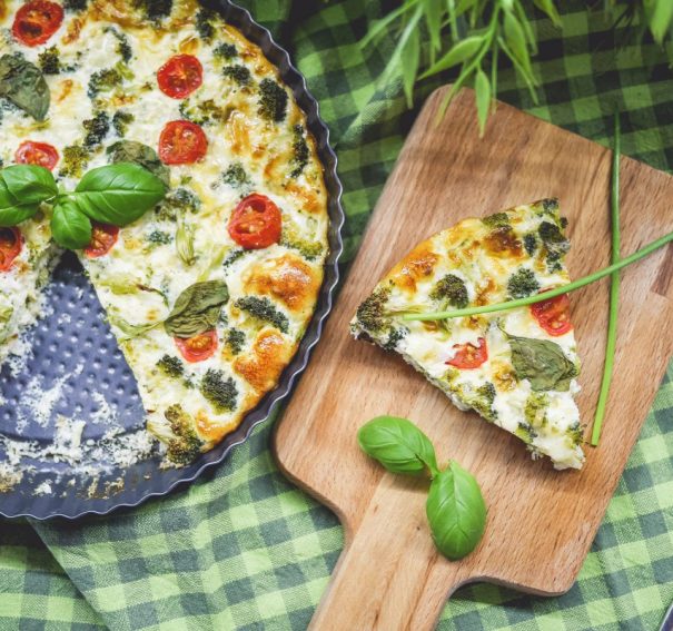 Broccoli Pie with Basil