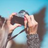 Taking a Photo with Small Camera