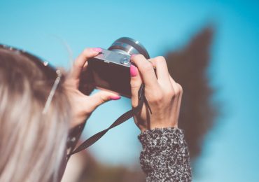 Taking a Photo with Small Camera