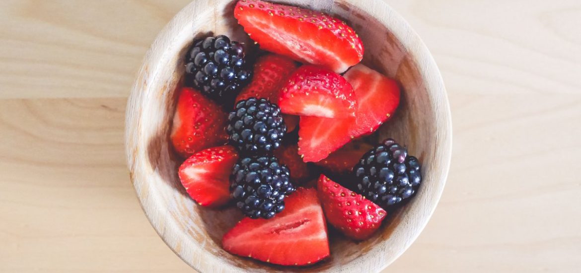 Fresh Strawberries and Blackberries
