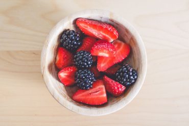 Fresh Strawberries and Blackberries
