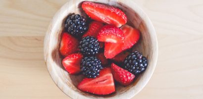 Fresh Strawberries and Blackberries